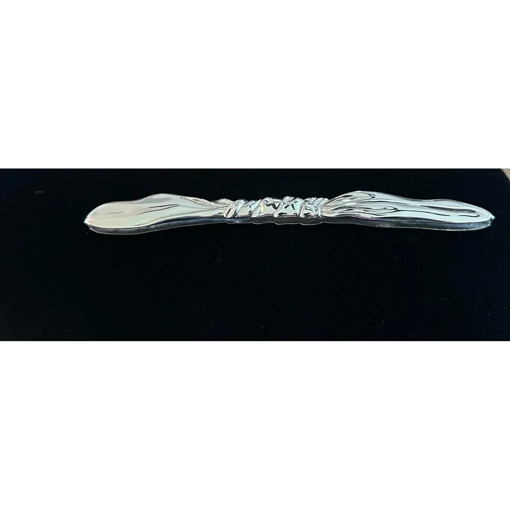 Sterling Silver Bow Design Comb‎ Cover Holder Unmarked